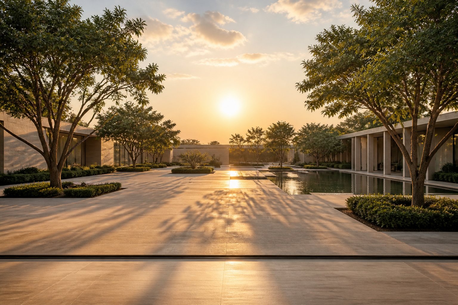 Installed in a courtyard-facing room